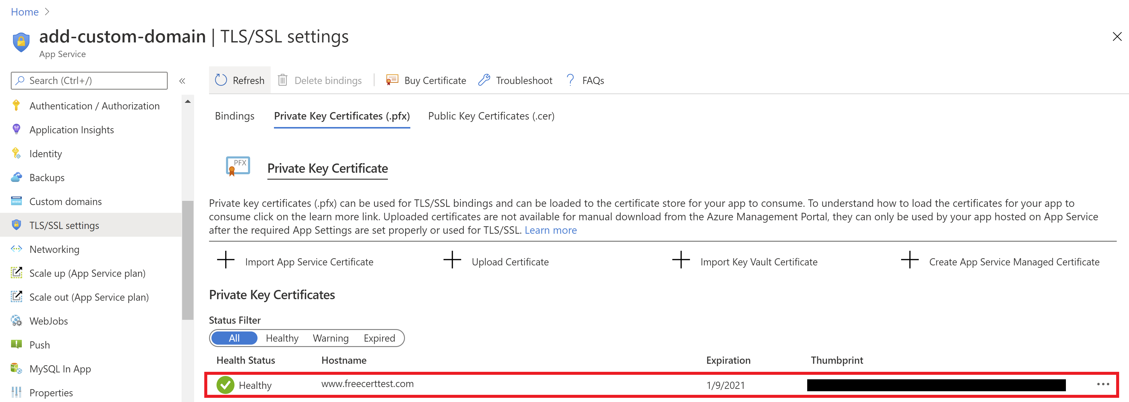 Custom Domain Verification ID