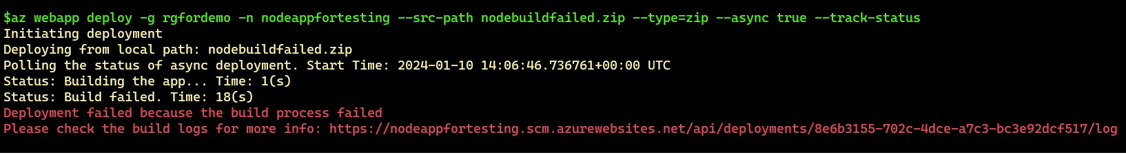 Build Failed
